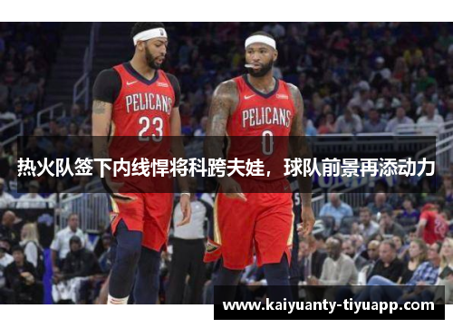 热火队签下内线悍将科跨夫娃，球队前景再添动力