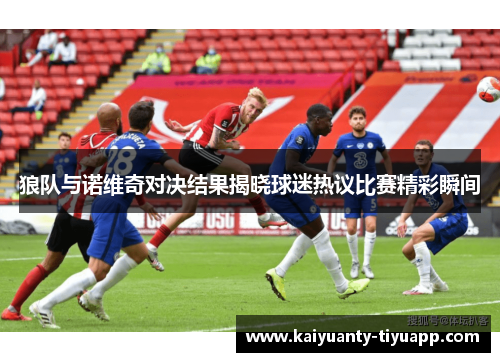 狼队与诺维奇对决结果揭晓球迷热议比赛精彩瞬间